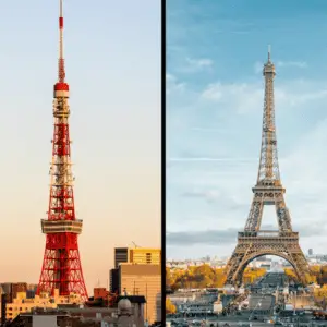 eiffel tower vs tokyo tower